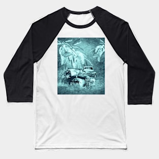 cars and butterflies in moonlight Baseball T-Shirt